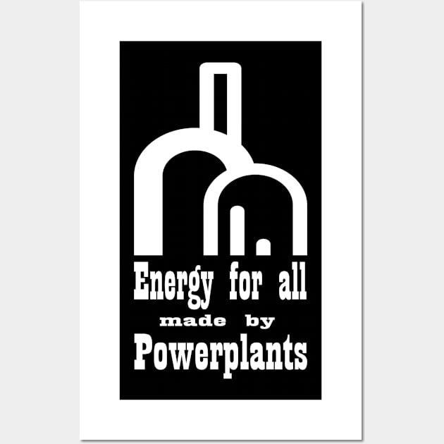 power plant Wall Art by Karpatenwilli